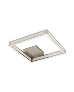 Eglo Altaflor Μοντέρνα Μεταλλική Πλαφονιέρα Οροφής με Ενσωματωμένο LED σε Ασημί χρώμα 31.5cm 99784