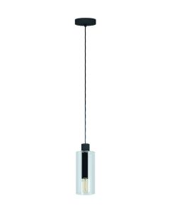 Eglo Montefino Κρεμαστό Φωτιστικό Μοντέρνο Μονόφωτο Καμπάνα Μαύρο 97366