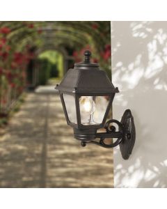 FUMAGALLI ΑΠΛΙΚΑ ΤΟΙΧΟΥ BISSO MARY ΜΑΥΡΗ ΤΕΤΡΑΓΩΝΗ ΠΡΟΣ ΤΑ ΠΑΝΩ ΚΑΙ ΚΑΤΩ Ε27 Eurolamp 145-26030