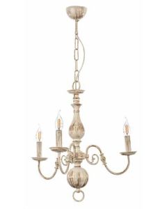 InLight Κρεμαστό φωτιστικό από μέταλλο σε λευκή πατίνα 3XE14 D:60cm 5311-3