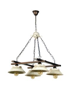 PDA 294-4 4/Φ ΤΕΤΡΑΓΩΝΟ  ΣΚΟΥΡΙΑ ΠΙΑΤΑΚΙΑ ΕΚΡΟΥ ΧΡ. ΠΑΤΙΝΑ 4ΧΕ27 ARlight 0101252