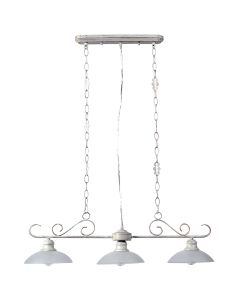 PDC 2226-3 AG  ΡΑΓΑ ΕΚΡΟΥ ΜΕ ΧΡΥΣΗ ΠΑΤΙΝΑ & ΓΥΑΛΙ ΜΑΤ 3ΧΕ27 ARlight 0104269