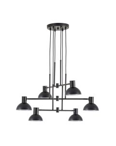 SE21-BL-100-MS3 ADEPT PENDANT Black Metal Pendant Black Metal Shade+ HOMELIGHTING 77-8881