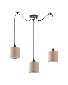 SE21-BL-B10-BL3-SH3 ADEPT PENDANT Brown Shaade Pendant+ HOMELIGHTING 77-9017