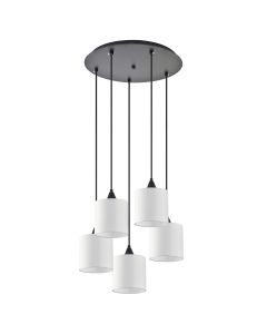 SE21-BL-B10-BL5-SH1 ADEPT PENDANT White Shade Pendant+ HOMELIGHTING 77-9027