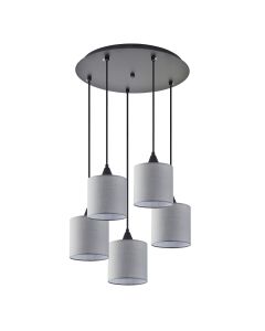 SE21-BL-B10-BL5-SH2 ADEPT PENDANT Grey Shade Pendant+ HOMELIGHTING 77-9028