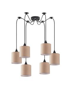 SE21-BL-B10-BL6-SH3 ADEPT PENDANT Brown Shade Pendant+ HOMELIGHTING 77-9026