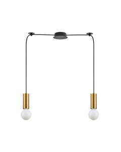 SE21-GM-4-BL2 ADEPT TUBE Gold Matt Pendant+ HOMELIGHTING 77-8570
