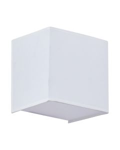 SE21-WH2-15 SERAPH WHITE SHADE WALL LAMP Γ1 HOMELIGHTING 77-8283