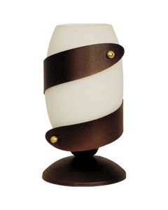 TLA 129 WH ΠΟΡΤΑΤΙΦ ΣΚΟΥΡΙΑ ΟΒΑΛ ΛΕΥΚΟ ΓΥΑΛΙ  1ΧΕ27 ARlight 0241031