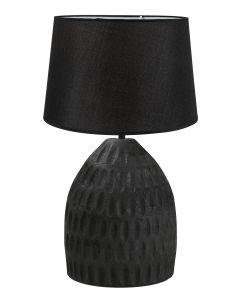 TLI 6331 40BK ΕΠΙΤΡΑΠΕΖΙΑ ΛΑΜΠΑ ΜΑΥΡΗ ΞΥΛΙΝΗ ΜΕ ΑΜΠΑΖΟΥΡ ΜΑΥΡΟ 1ΧΕ27 ARlight 02010037