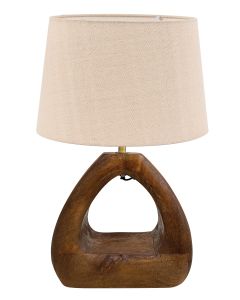 TLI 6339 40BG ΕΠΙΤΡΑΠΕΖΙΑ ΛΑΜΠΑ ΞΥΛΙΝΗ ΣΧΗΜΑ ΤΡΙΓΩΝΟ 1ΧΕ27 ARlight 02210116