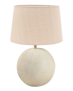 TLI 6341 40BG ΕΠΙΤΡΑΠΕΖΙΑ ΛΑΜΠΑ  ΜΕΤΑΛΛΙΚΗ ΣΤΡΟΓΓΥΛΗ ΜΕ ΑΜΠΑΖΟΥΡ ΜΠΕΖ 1ΧΕ27 ARlight 02010043