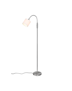 Tommy Κλασικό Φωτιστικό Δαπέδου Υ130xΜ20εκ. με Ντουί για Λαμπτήρα E14 σε Λευκό Χρώμα Trio Lighting R46331001