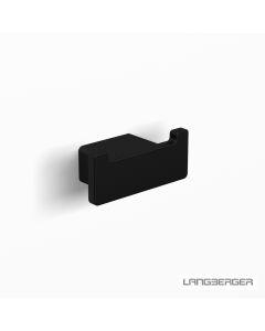 Άγκιστρο μπάνιου διπλό Langberger Black Matt 21123-32B-400