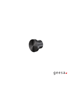 Άγκιστρο μπάνιου μονό 2εκ. Φ25 OPAL Geesa Inox PVD Black Brushed 7213-411