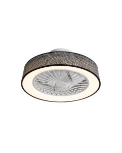 Ανεμιστήρας Οροφής με Φως και Τηλεχειριστήριο SETO-48BK Sun Light