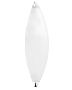 Απλίκα Μπάνιου Γυαλί  Σατινάτο/ Δέσιμο Χρώμιο, Μήκος 27,5cm Viokef Drop 422602