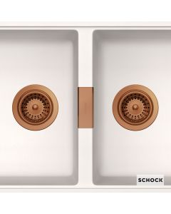 Βαλβίδες με Υπερχείλιση για Νεροχύτη Γρανίτη Schock 15295-30290 Copper  629372-222