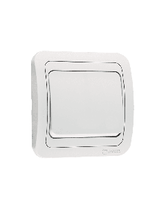 Διακόπτης Χωνευτός Απλός Λευκός Makel Mimoza 12101