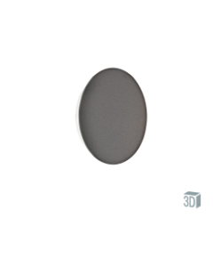 Επίτοιχο Φωτιστικό  Ø20 cm Led 4,5 w 338lm 3000K Warm White Μέταλλο Concrete Viokef Kyklos 4193702