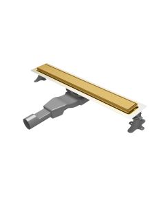 Επιδαπέδιο Κανάλι Ντουζιέρας 60cm, CORA Inox PVD Brushed Gold 82060-211