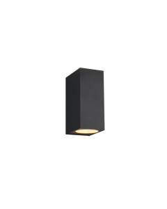 Επιτοίχιο Σποτ Μαύρο Ματ Up Down 6xH15cm 2xGU10 Εξ.Χώρου IP44 Trio Lighting Roya 204269242