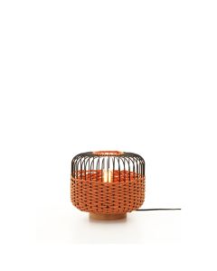 Επιτραπέζιο Πορτατίφ 27x24cm 1xE27 Rope Paper Πορτοκαλί Sun Light ALISA-T-OR