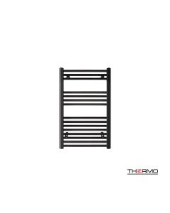 Θερμαινόμενη Πετσετοκρεμάστρα μπάνιου ALTO  80x50 Black Matt ALT8050-400