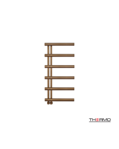 Θερμαινόμενη Πετσετοκρεμάστρα μπάνιου Inox ACCENT  100x50 Antique Brass ACC10050-221