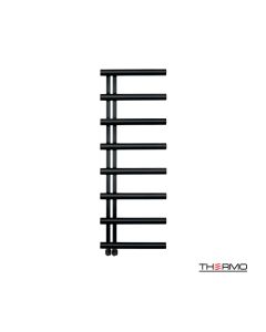 Θερμαινόμενη Πετσετοκρεμάστρα μπάνιου Inox ACCENT  138x50 Silk Black ACC13850-401