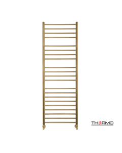 Θερμαινόμενη Πετσετοκρεμάστρα μπάνιου Inox BELLAVIA  150x50 Brushed Brass(Gold) PVD BEL15050-211
