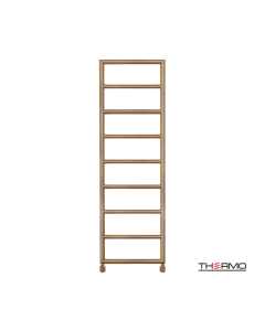 Θερμαινόμενη Πετσετοκρεμάστρα μπάνιου Inox TEMPO 150x50 Antique Brass TEM15050-221