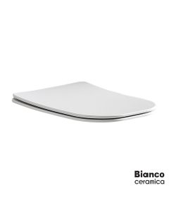Κάλυμμα Λεκάνης DL110 DL120 Slim Soft Close, Bianco Ceramica White 9500SC-300