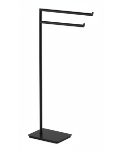 Καλόγερος Διπλή Πετσετοθήκη Μαύρο Bronze Art Καλόγεροι 0150-MM-3