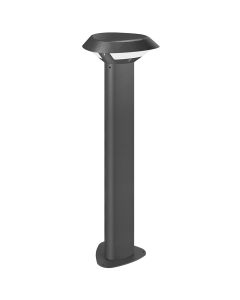 Κολωνάκι Δαπέδου Εξ.Χώρου IP54 H80cm Led 6w 3000K Χυτό Αλουμίνιο Γραφίτης Sun Light GL13803