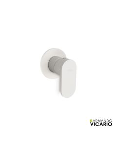 Μίκτης Εντοιχισμού 1 Εξόδου Slim Vicario White Matt 500050-300