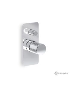 Μίκτης Εντοιχισμού 2 Εξόδων Eletta Tecno Eurorama Chrome 167030SL-100