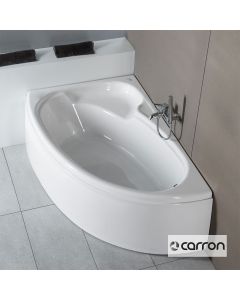 Μπανιέρα Ακρυλική Caronite DOVE 1550x950 Right, Carron Bath White 305C-2
