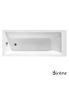 Μπανιέρα Ακρυλική CUBIC 150x70, Sirene White CUB15070