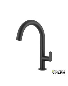 Μπαταρία Νιπτήρα Μεσαία Slim Vicario Black Matt 500040-400