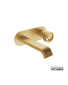 Μπαταρία Νιπτήρα Τοίχου Halo Vicario Brushed Gold 515045-201