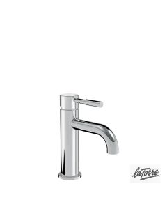 Μπαταρία Νιπτήρα με Αυτόματη Βαλβίδα, Τech La Torre Chrome 12007-100