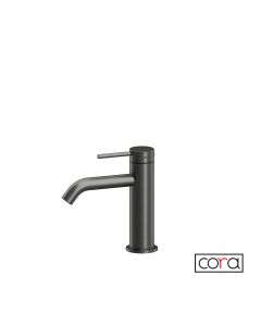 Μπαταρία Νιπτήρα με Βαλβίδα Clic-Clac Cosmo PVD Black Brushed Inox 316L 6111-411