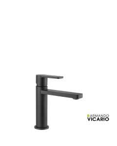 Μπαταρία Νιπτήρα με Βαλβίδα Clic-Clac Glam Vicario Black Matt 610010-400
