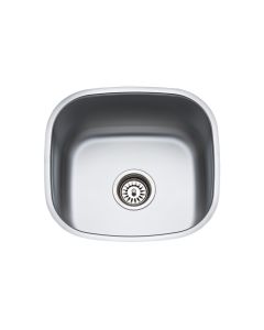 Νεροχύτης 42,5x40 εκ. Υποκαθήμενος για ερμάριο 45εκ. Λείος Ανοξείδωτος Χάλυβας Fortinox Valey 28043-110