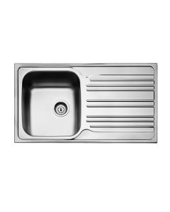 Νεροχύτης 86*50 εκ. Λείος Ένθετος για ερμάριο 45 εκ. Fortinox Valey 25186