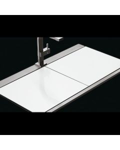 Νεροχύτης Ένθετος 89,7*51εκ. με συρόμενα Κρύσταλλα White για ερμάριο 90 εκ. Apell Iris 9320-110300