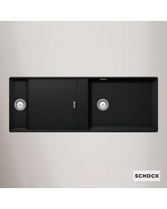 Νεροχύτης Κουζίνας Γρανίτη Prepstation Υποκαθήμενος 114x46 Schock Cristadur Puro Granite  81500U-1402