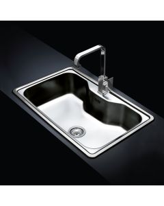 Νεροχύτης Λείος Ένθετος για ερμάριο 80 εκ. Fortinox Arena 22080